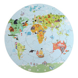 Maxbell 36 Pcs Wooden World Map Jigsaw Puzzle Kids/Baby Early Learning Developmental Toy Playset