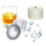 Maxbell Cocktail Ice Maker Tray Silicone Mould Molds Bar Kitchen Accessories White