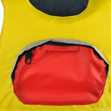 Maxbell CE Approved Swimming Life Jacket Buoyancy Aid Safety Vest with Front Pocket and Reflective Strip Adult Yellow