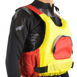 Maxbell CE Approved Swimming Life Jacket Buoyancy Aid Safety Vest with Front Pocket and Reflective Strip Adult Yellow