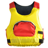 Maxbell CE Approved Swimming Life Jacket Buoyancy Aid Safety Vest with Front Pocket and Reflective Strip Adult Yellow