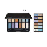 Maxbell Smooth Non Greasy Easy To Blend Matte Shimmer Eyeshadow Palette Beauty Supplies Cosmetic Tool #03