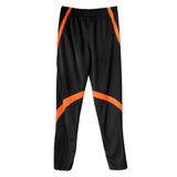 Maxbell Men Fashionable Clothing Sports Jogging Casual Wear Pants Trousers Fitness Jogger Sweatpants Black And Orange XXXL