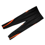 Maxbell Men Fashionable Clothing Sports Jogging Casual Wear Pants Trousers Fitness Jogger Sweatpants Black And Orange XXXL