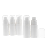 Maxbell 5pcs/pack Airless Pump Bottle Empty Vacuum for Refillable Container Cosmetic Cream Lotion Serum Liquid 0.5oz 15ml With 5 Funnels