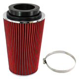 Maxbell Red 3'' 3.5'' 4'' Universal Car Vehicle Intake Air Filter Auto Parts