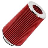 Maxbell Red 3'' 3.5'' 4'' Universal Car Vehicle Intake Air Filter Auto Parts