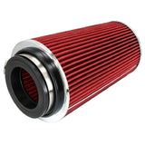 Maxbell Red 3'' 3.5'' 4'' Universal Car Vehicle Intake Air Filter Auto Parts