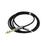 Maxbell 3.5mm 1/8" Male To 6.35mm 1/4" Male TRS Stereo Audio Cable
