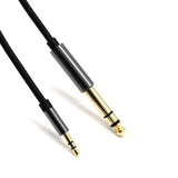 Maxbell 3.5mm 1/8" Male To 6.35mm 1/4" Male TRS Stereo Audio Cable