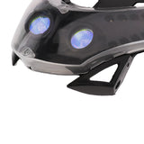 Maxbell Black Motorcycle 12V 10W White LED Light Fighter Headlamp Fairing Kit Custom