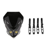 Maxbell Black Motorcycle 12V 10W White LED Light Fighter Headlamp Fairing Kit Custom