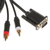 Maxbell VGA High Definition Cable RCA Sound Adapter HD Cable for Sega-Dreamcast DC