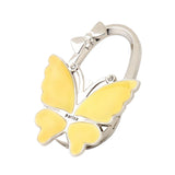 Maxbell Butterfly Rhinestone Folding Handbag Tote Table Holder Yellow