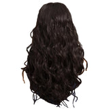 Maxbell Women Synthetic Hair Wig Long Curly Full Wigs Heat Resistant Cosplay Black