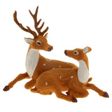 Maxbell Exquisite Reindeer Couple Figurine Deer Home Decor Furnishing Article New #6