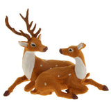 Maxbell Exquisite Reindeer Couple Figurine Deer Home Decor Furnishing Article New #6