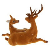 Maxbell Exquisite Reindeer Couple Figurine Deer Home Decor Furnishing Article New #6