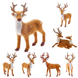 Maxbell Exquisite Reindeer Couple Figurine Deer Home Decor Furnishing Article New #6