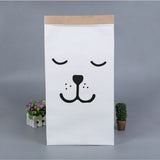 Maxbell Large Recycle Heavy Kraft Paper Storage Bag Laundry Bag Clothes Organizer#1