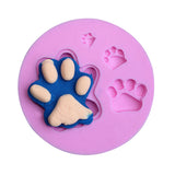 Maxbell Silicone Mould Footprint Fondant Decorating Baking Soap Chocolate DIY Sugarcraft Kid Toys Gifts