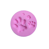 Maxbell Silicone Mould Footprint Fondant Decorating Baking Soap Chocolate DIY Sugarcraft Kid Toys Gifts