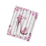 Maxbell Waterproof Polyester Bathroom Shower Sheer Curtain Panel w/Hook High-heel