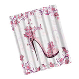 Maxbell Waterproof Polyester Bathroom Shower Sheer Curtain Panel w/Hook High-heel