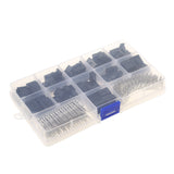 Maxbell 620 Pcs 40 Pin 2.54mm Pitch Single Row Pin Headers Dupont Connector