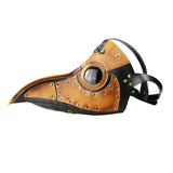 Maxbell Brown Black Plague Doctor Steampunk Bird Mask Gothic Halloween Cosplay Mask