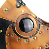 Maxbell Brown Black Plague Doctor Steampunk Bird Mask Gothic Halloween Cosplay Mask