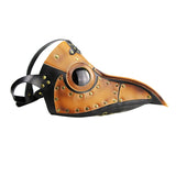 Maxbell Brown Black Plague Doctor Steampunk Bird Mask Gothic Halloween Cosplay Mask