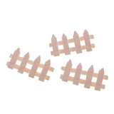 Maxbell Barrier Fences Miniature Micro Landscape Bonsai Dollhouse Decor Miniature Home Garden Decor Ornaments Pack of 10PCS Pink White