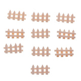 Maxbell Barrier Fences Miniature Micro Landscape Bonsai Dollhouse Decor Miniature Home Garden Decor Ornaments Pack of 10PCS Pink White