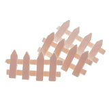 Maxbell Barrier Fences Miniature Micro Landscape Bonsai Dollhouse Decor Miniature Home Garden Decor Ornaments Pack of 10PCS Pink White