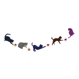 Maxbell Cat & Ball Bunting Banner Hanging Garland Birthday Baby Show Home Decoration