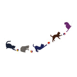 Maxbell Cat & Ball Bunting Banner Hanging Garland Birthday Baby Show Home Decoration