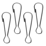 Maxbell 4 Pieces Stainless Steel Flag Pole Clip Snaps Hook 4cm