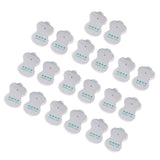 Maxbell 10 Pairs REUSABLE Replacement Pads Electrode Massage Patches for Acupuncture Digital Therapy Massager Machine Sticky Pad