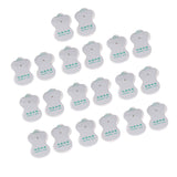 Maxbell 10 Pairs REUSABLE Replacement Pads Electrode Massage Patches for Acupuncture Digital Therapy Massager Machine Sticky Pad