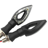 Maxbell 2 X High Quality Motorcycle 12V Yellow LED Turn Signal Lights Indicator