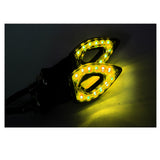 Maxbell 2 X High Quality Motorcycle 12V Yellow LED Turn Signal Lights Indicator