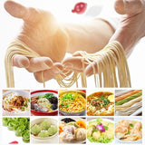 Maxbell Stainless Steel 3-Cutting Dies Pasta Lasagne Spaghetti Cutter Machine Manual Pasta Noodles Maker 3-in-1