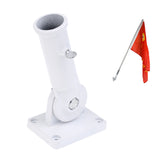 Maxbell Flag Pole Wall Mount Adjustable Flagpole Holder Bracket for Flags Windsock with Screws