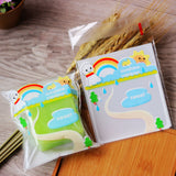 Maxbell 100PCS  Sunny Day Dolls Bakery Kid Birthday Cookie Bags for Party Gift