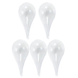 Maxbell 5 Pieces Clear Plastic Ball Drop DIY Gift Candy Box Christmas Tree Ornament 11cm