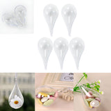 Maxbell 5 Pieces Clear Plastic Ball Drop DIY Gift Candy Box Christmas Tree Ornament 11cm