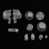 Maxbell Replacement Handle Console Buttons Set For Nintendo NGC Controller Clear