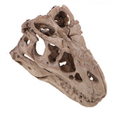 Maxbell 16cm Dinosaur Tyrannosaurus Rex Skull Resin Model Collectibles Aquarium Ornament Home Decor