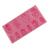 Maxbell 3D Skull Silicone Cake Mold Fondant Mould Decorating Baking Tool  #1